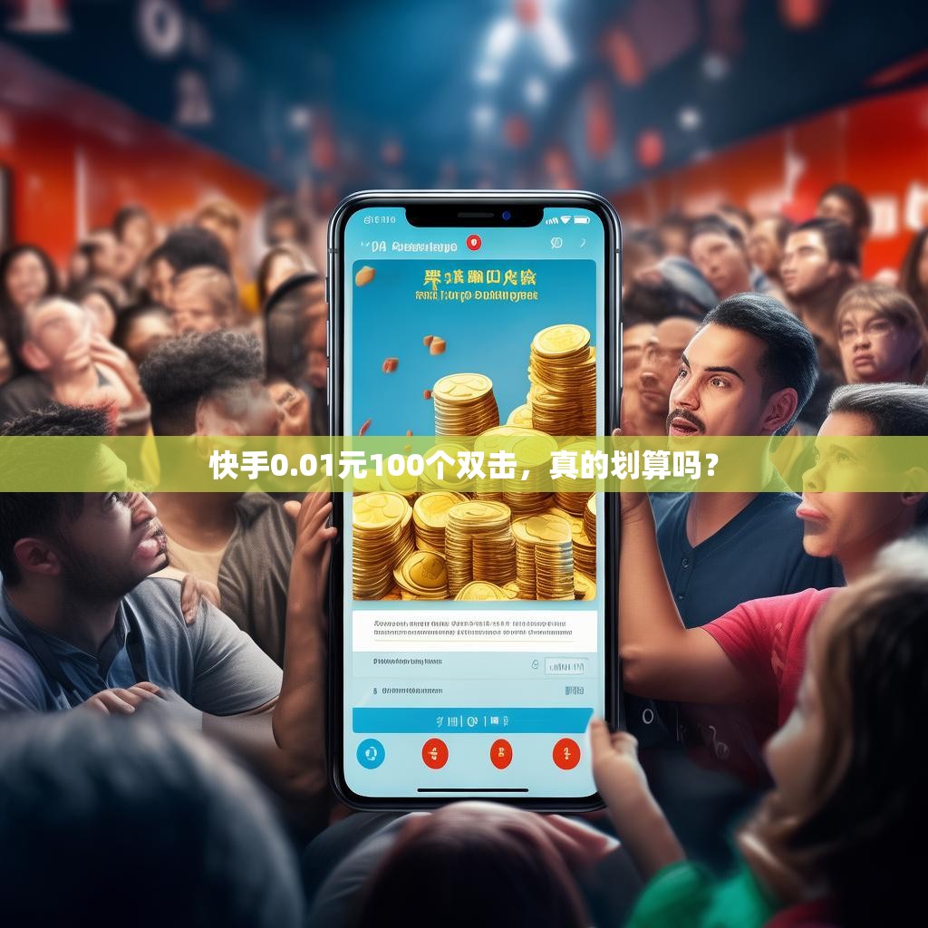 快手0.01元100个双击，真的划算吗？