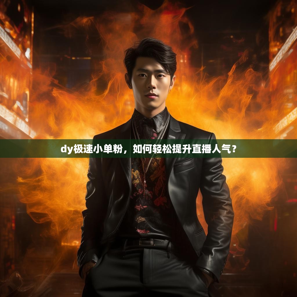 dy极速小单粉,如何轻松提升直播人气?
