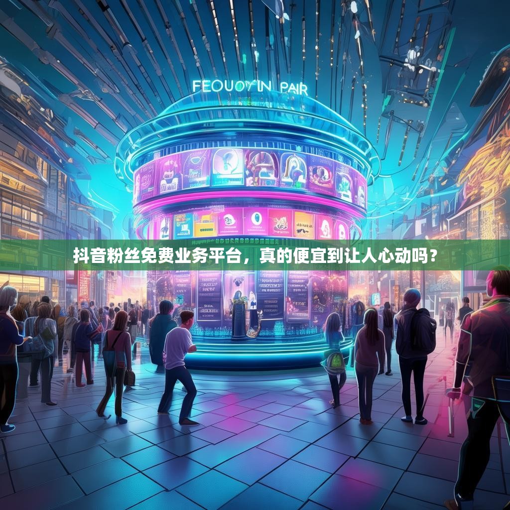 抖音粉丝免费业务平台,真的便宜到让人心动吗?