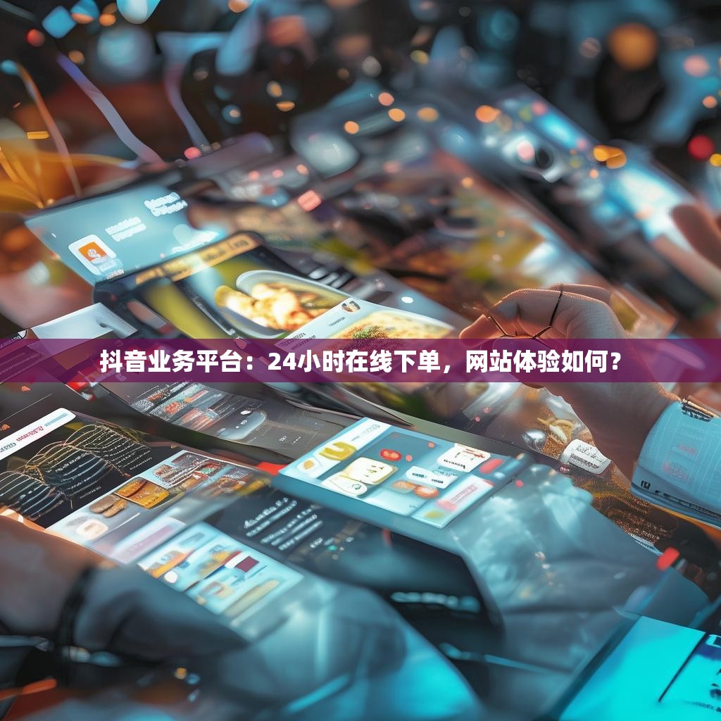 抖音业务平台:24小时在线下单,网站体验如何?