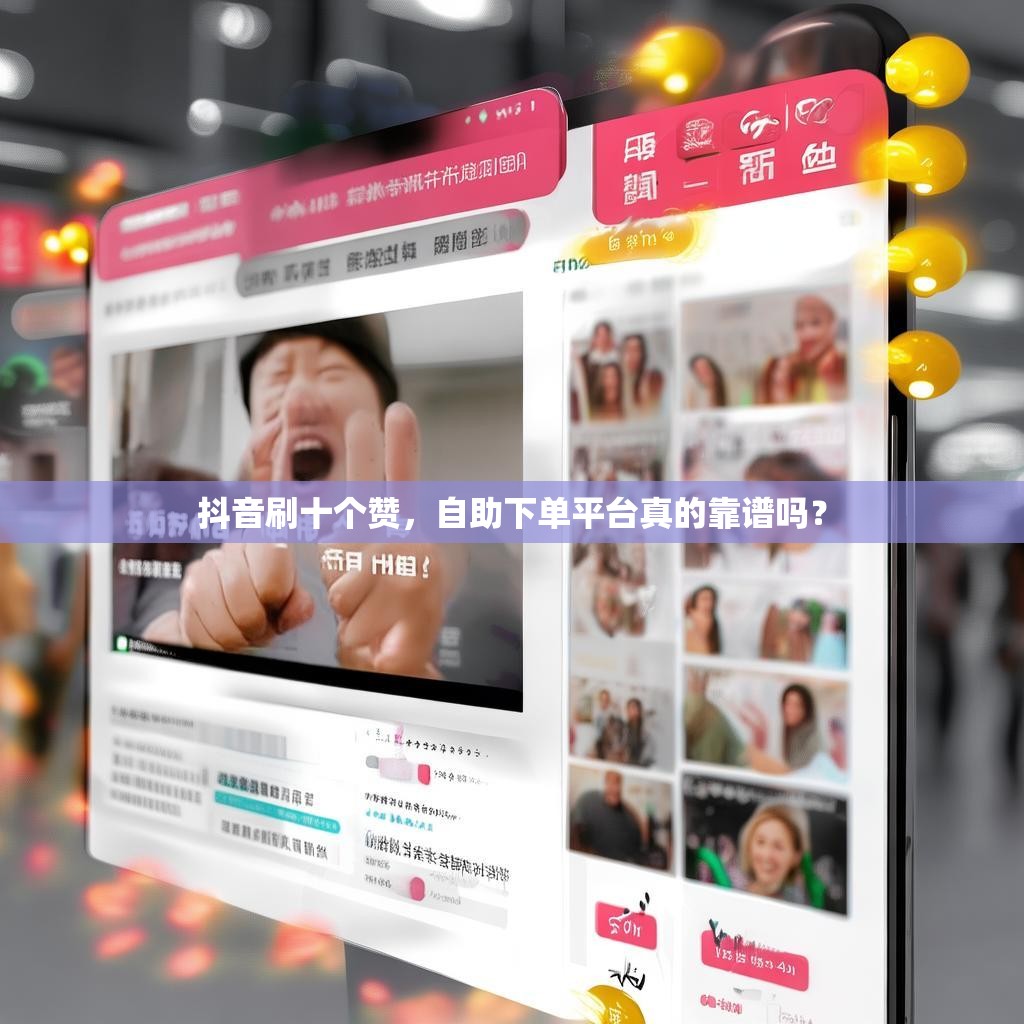 抖音刷十个赞,自助下单平台真的靠谱吗?