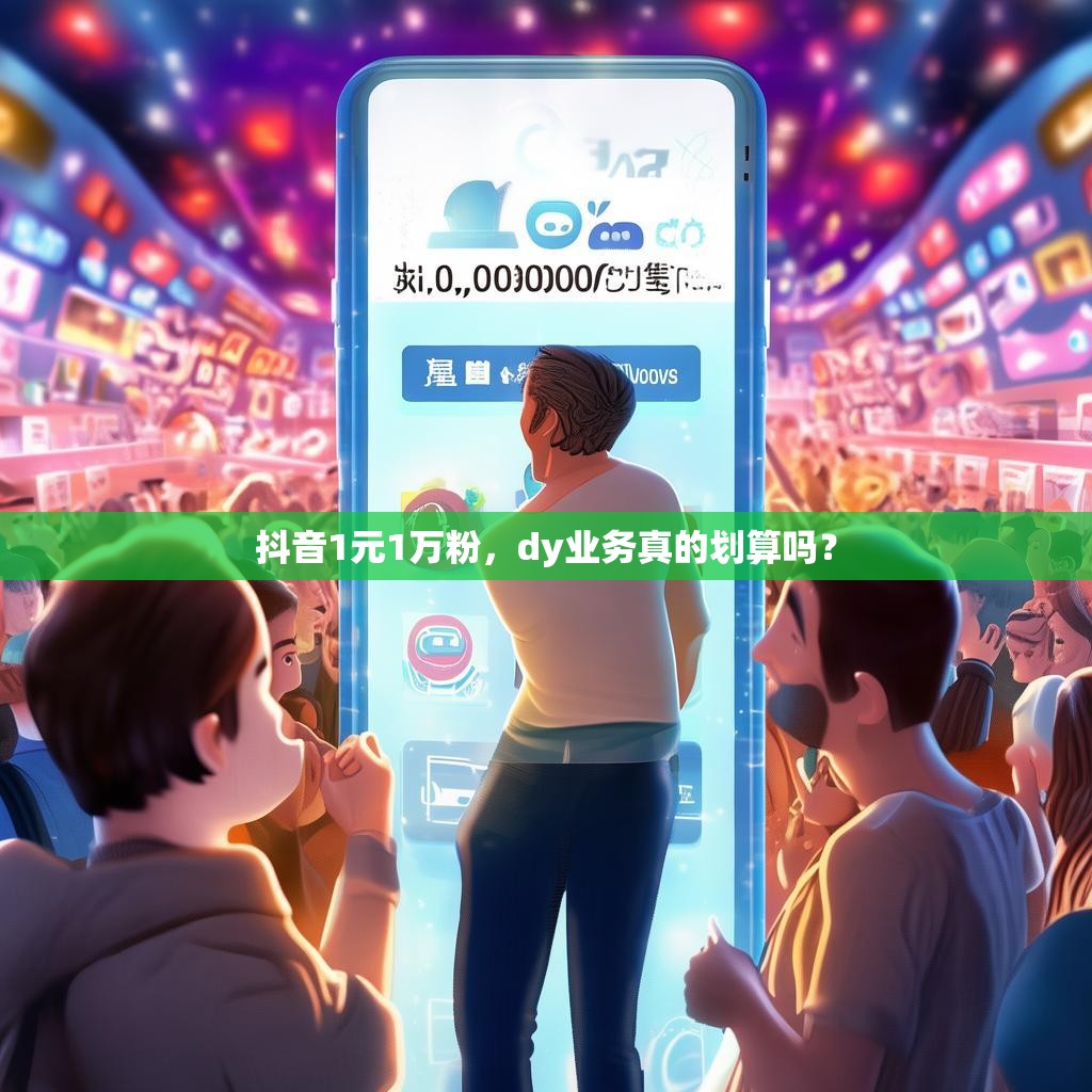 抖音1元1万粉，dy业务真的划算吗？