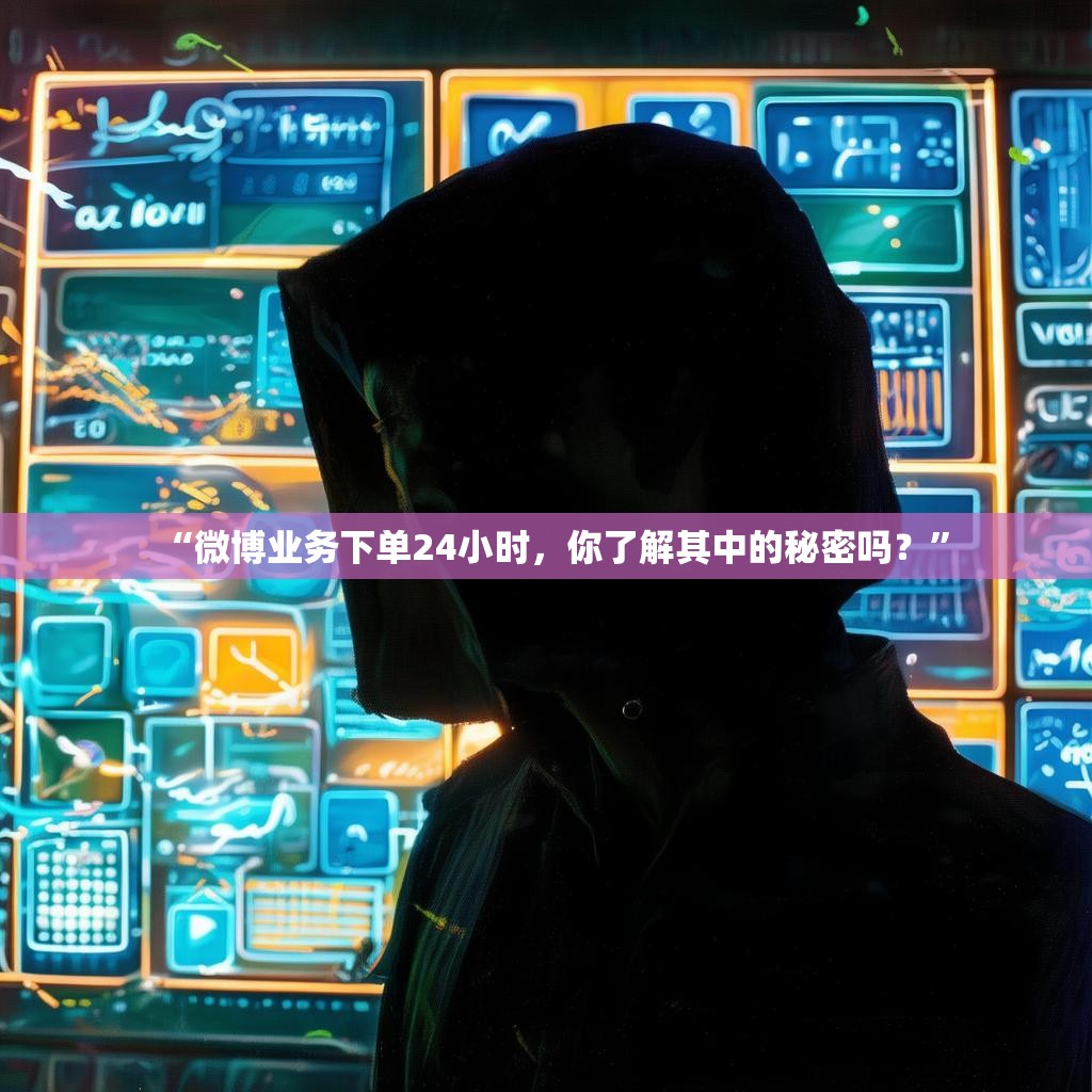 “微博业务下单24小时,你了解其中的秘密吗?”