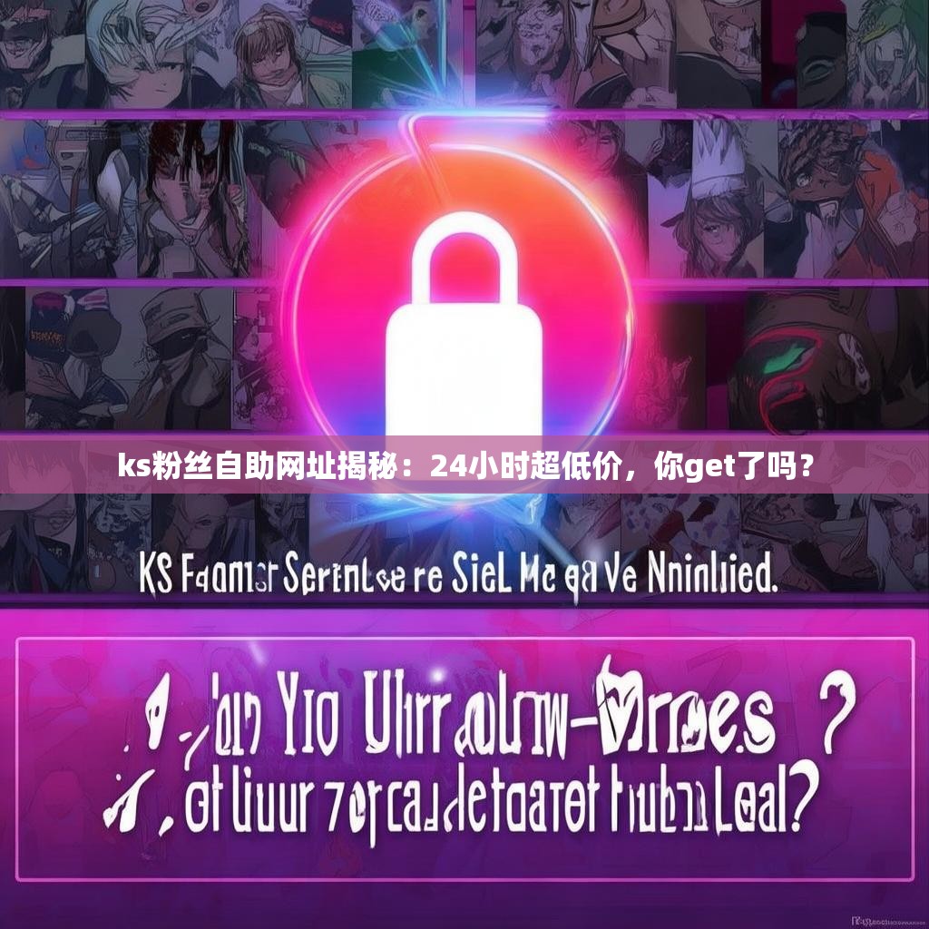 ks粉丝自助网址揭秘：24小时超低价，你get了吗？