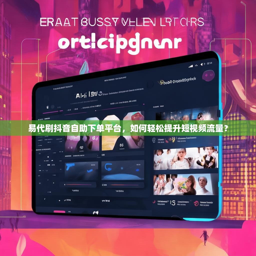 易代刷抖音<strong><mark>自助下单</mark></strong>平台，如何轻松提升短视频流量？