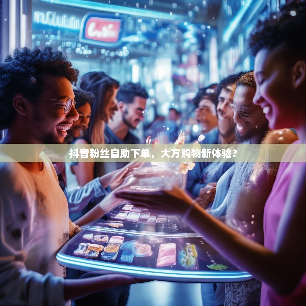 抖音粉丝自助下单，大方购物新体验？