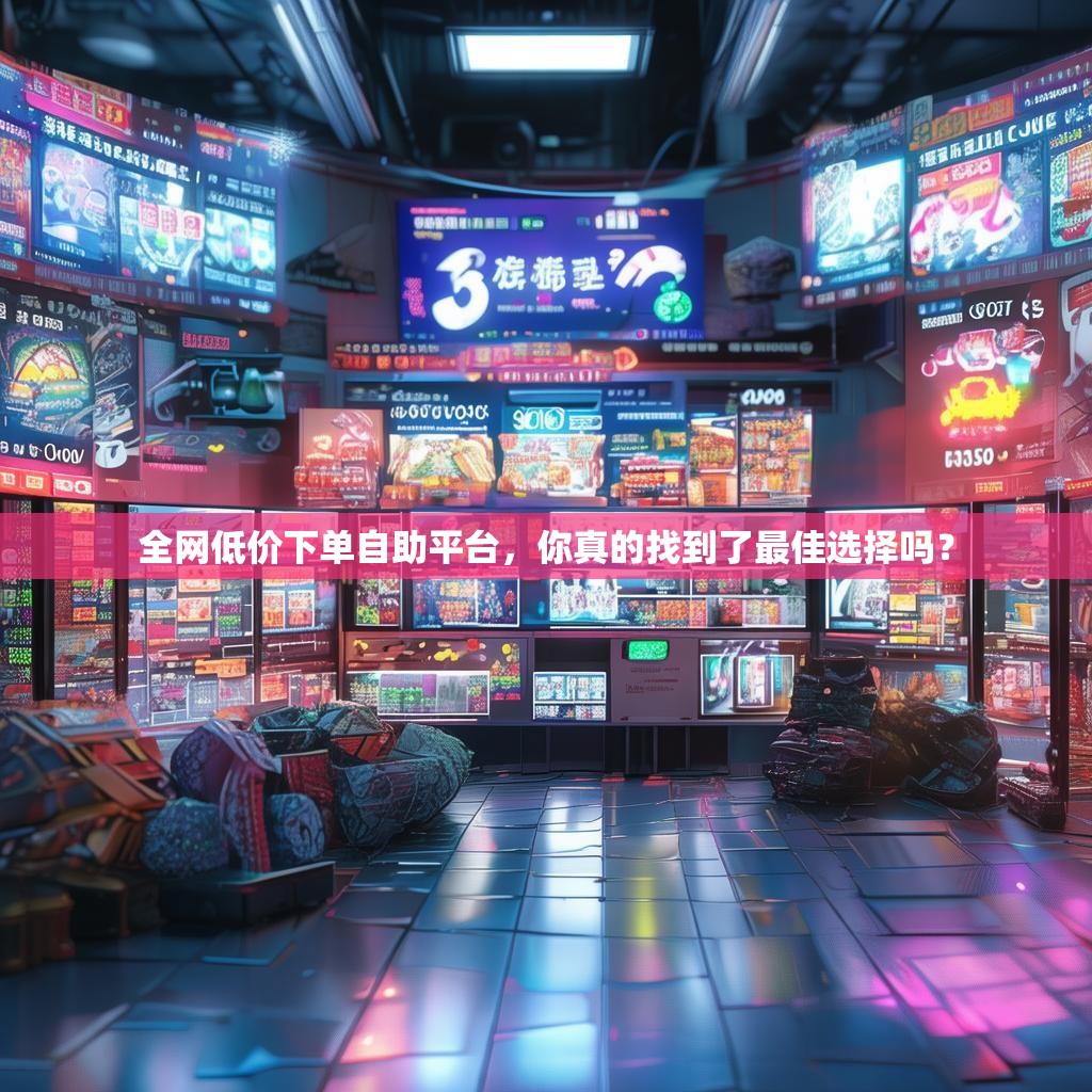 全网低价下单自助平台，你真的找到了最佳选择吗？