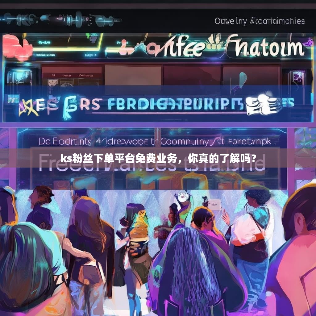 ks粉丝下单平台免费业务，你真的了解吗？