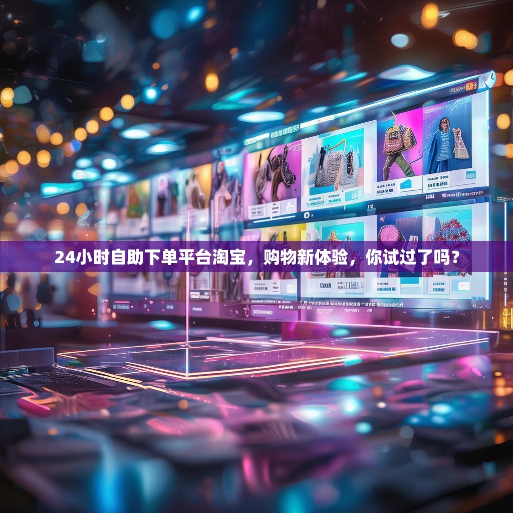 <strong><mark>24小时自助</mark></strong>下单平台淘宝，购物新体验，你试过了吗？