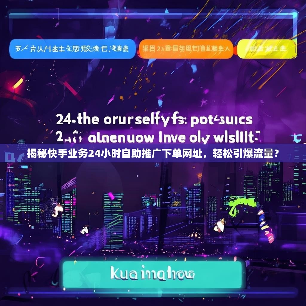 揭秘快手业务24小时自助推广下单网址，轻松引爆流量？
