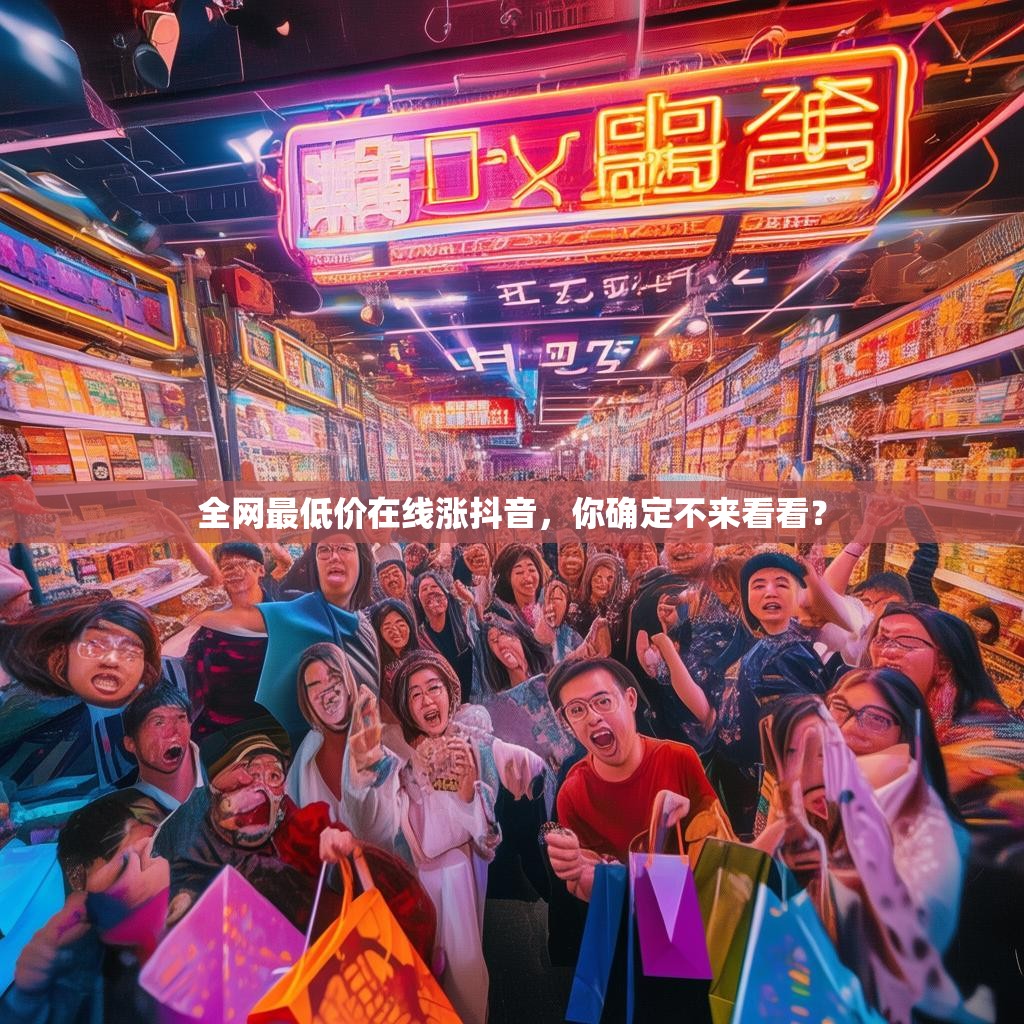 全网最低价在线涨抖音，你确定不来看看？