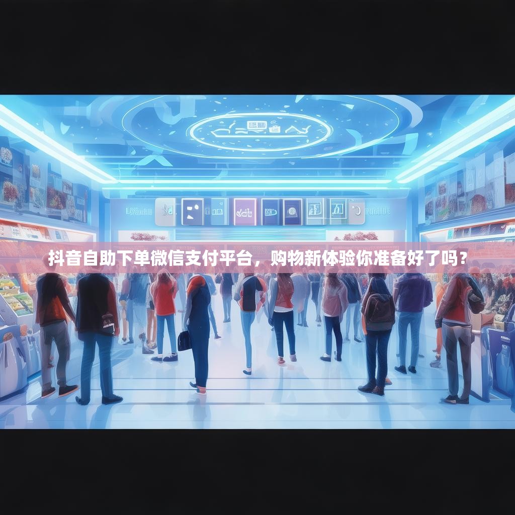 抖音自助下单微信支付平台,购物新体验你准备好了吗?