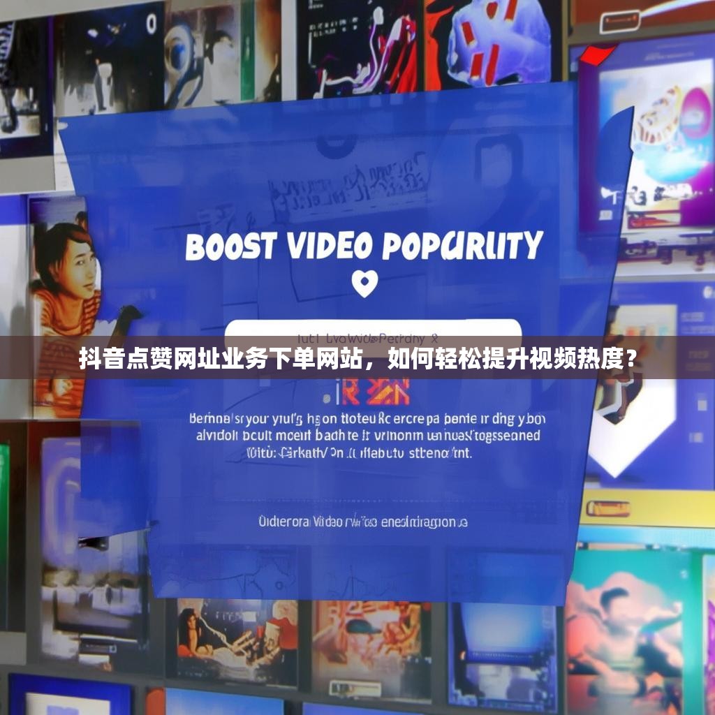 抖音点赞网址业务下单网站，如何轻松提升视频热度？