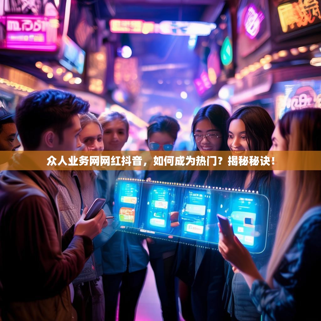 众人业务网网红抖音,如何成为热门?揭秘秘诀!