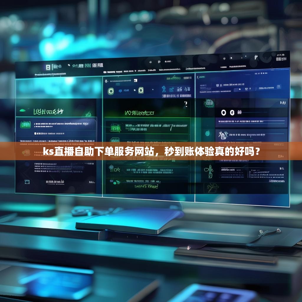 ks直播自助下单服务网站，秒到账体验真的好吗？