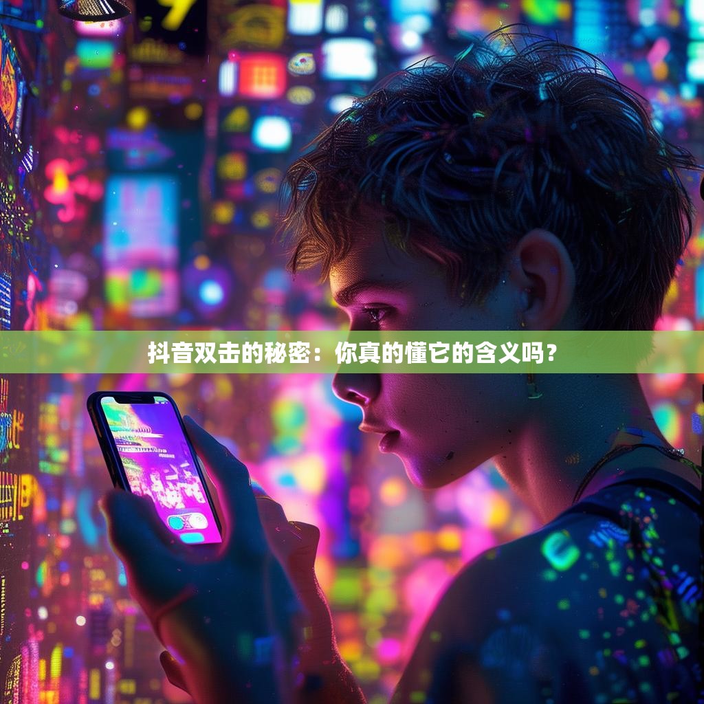 抖音双击的秘密：你真的懂它的含义吗？