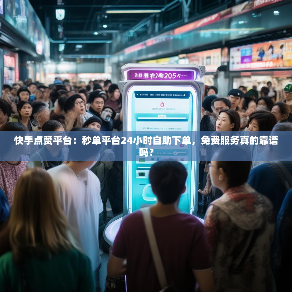 快手点赞平台：秒单平台24小时自助下单，免费服务真的靠谱吗？