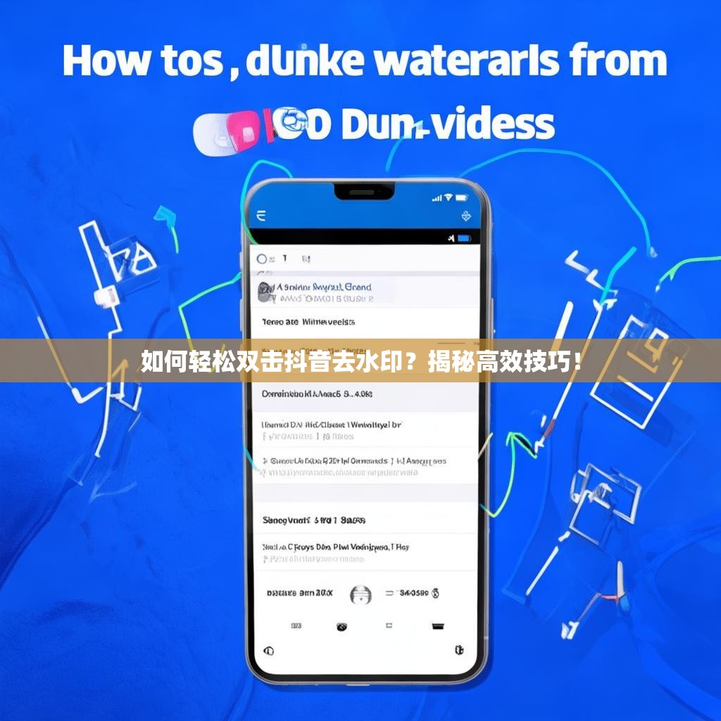 如何轻松双击抖音去水印？揭秘高效技巧！
