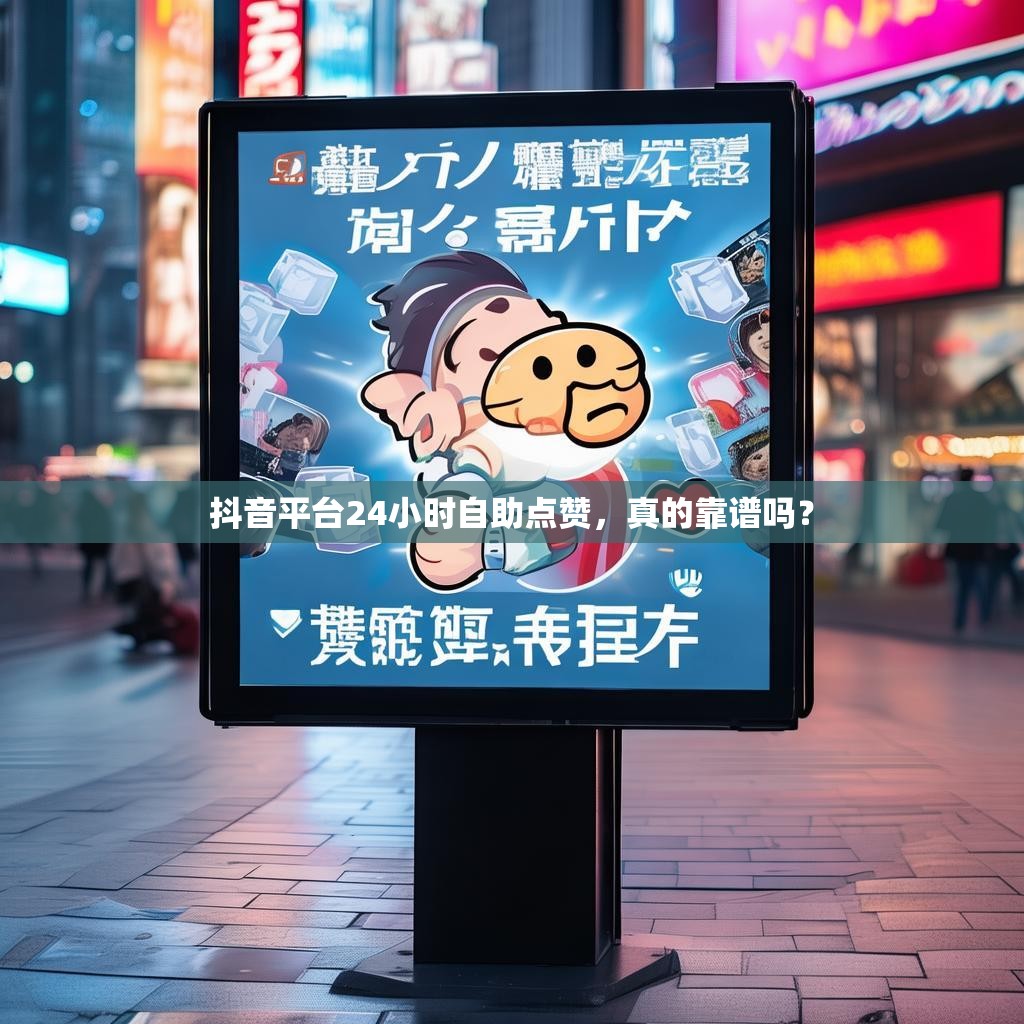 抖音平台24小时自助点赞，真的靠谱吗？
