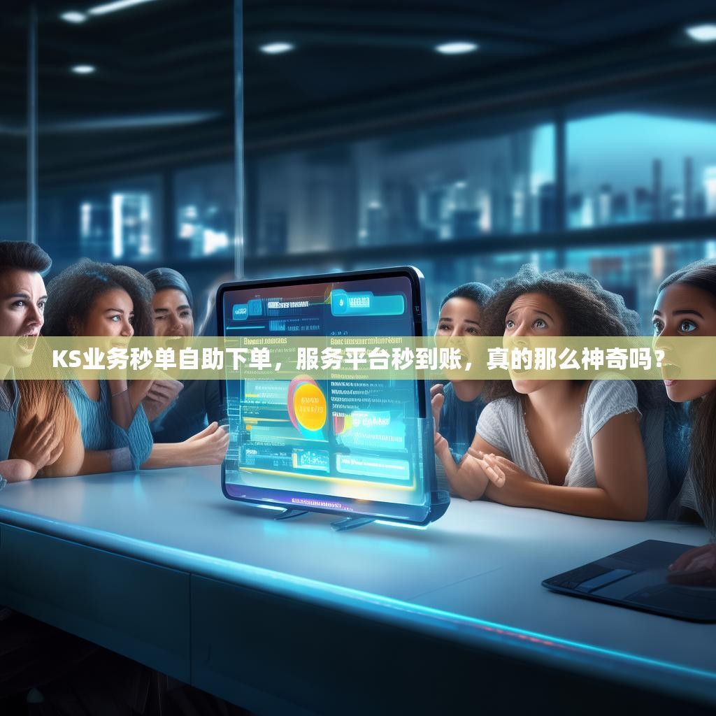 KS业务秒单自助下单，服务平台秒到账，真的那么神奇吗？