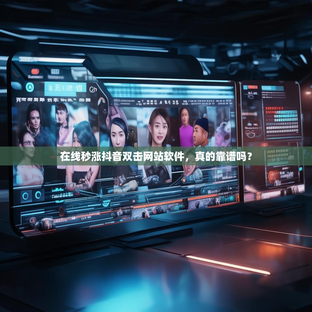 在线秒涨抖音双击网站软件，真的靠谱吗？