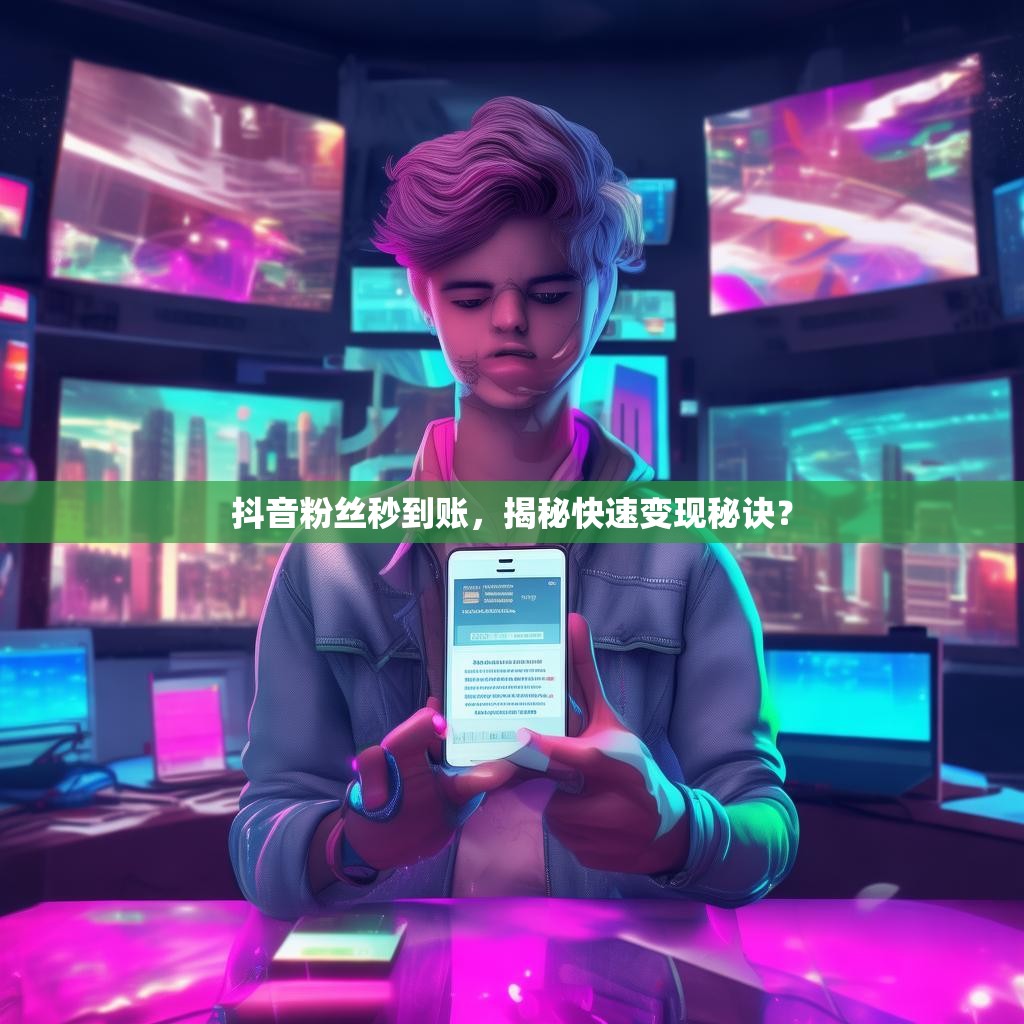 抖音粉丝秒到账，揭秘快速变现秘诀？