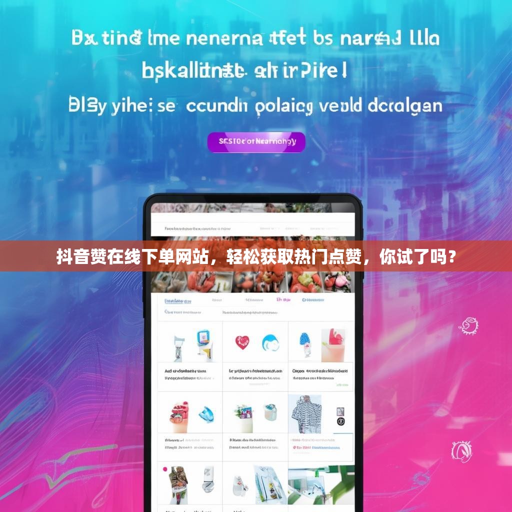 抖音赞在线下单网站，轻松获取热门点赞，你试了吗？