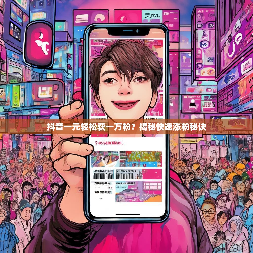 抖音一元轻松获一万粉？揭秘快速涨粉秘诀