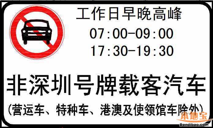 深圳外地车牌新能源车限行政策_深圳外地新能源车限行时间_新能源汽车限号限行政策
