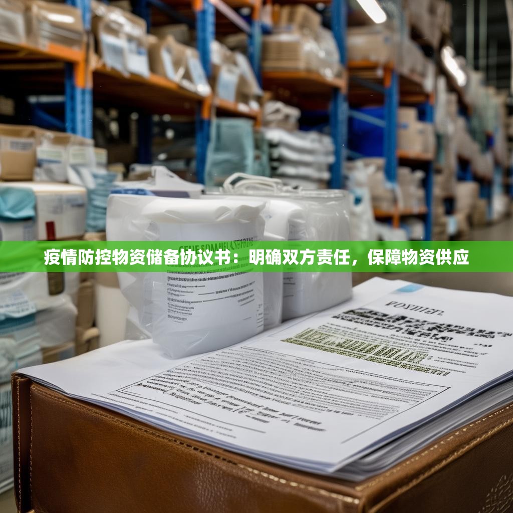 疫情防控物资储备协议书：明确双方责任，保障物资供应