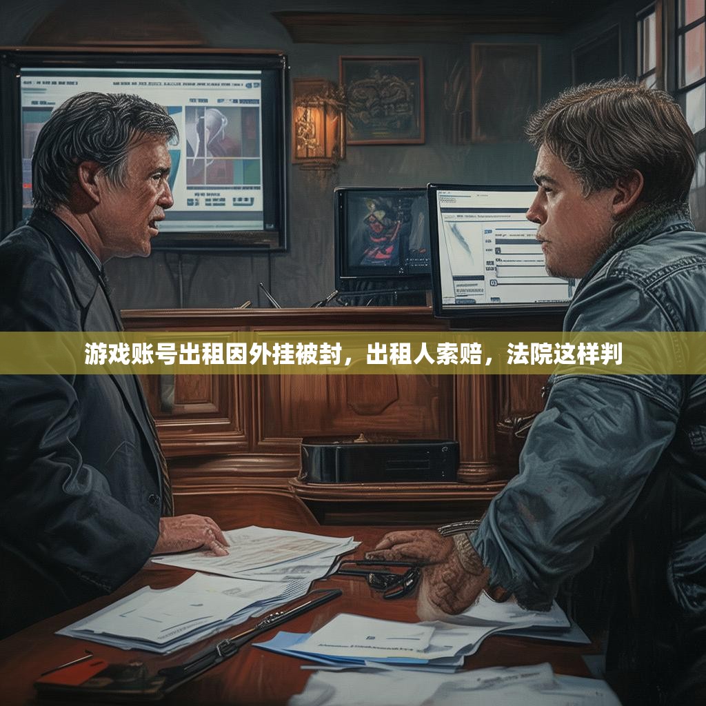 游戏账号出租因外挂被封，出租人索赔，法院这样判
