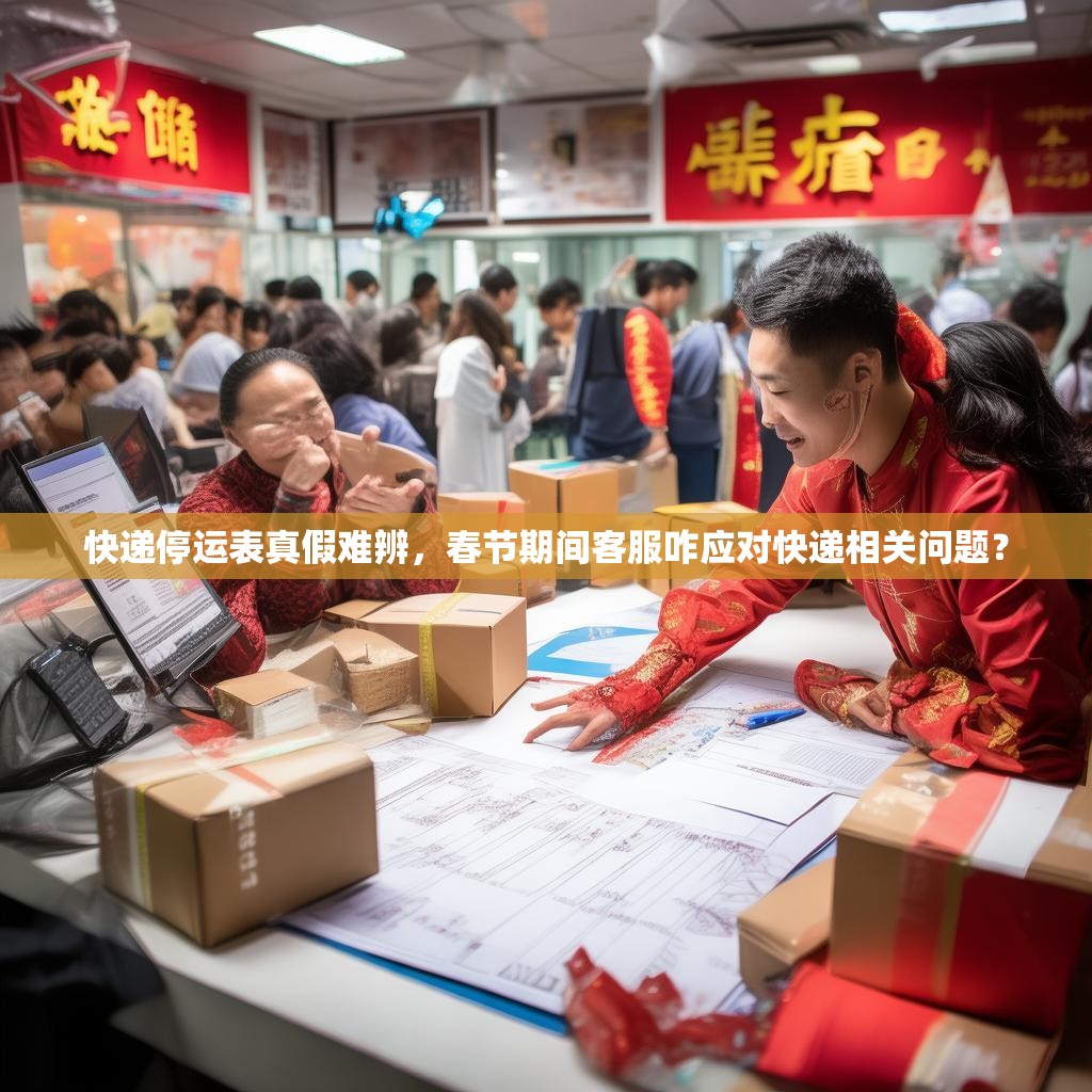 快递停运表真假难辨，春节期间客服咋应对快递相关问题？