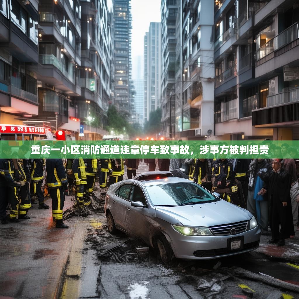 重庆一小区消防通道违章停车致事故,涉事方被判担责 重庆一小区消防通道违章停车致事故,涉事方被判担责