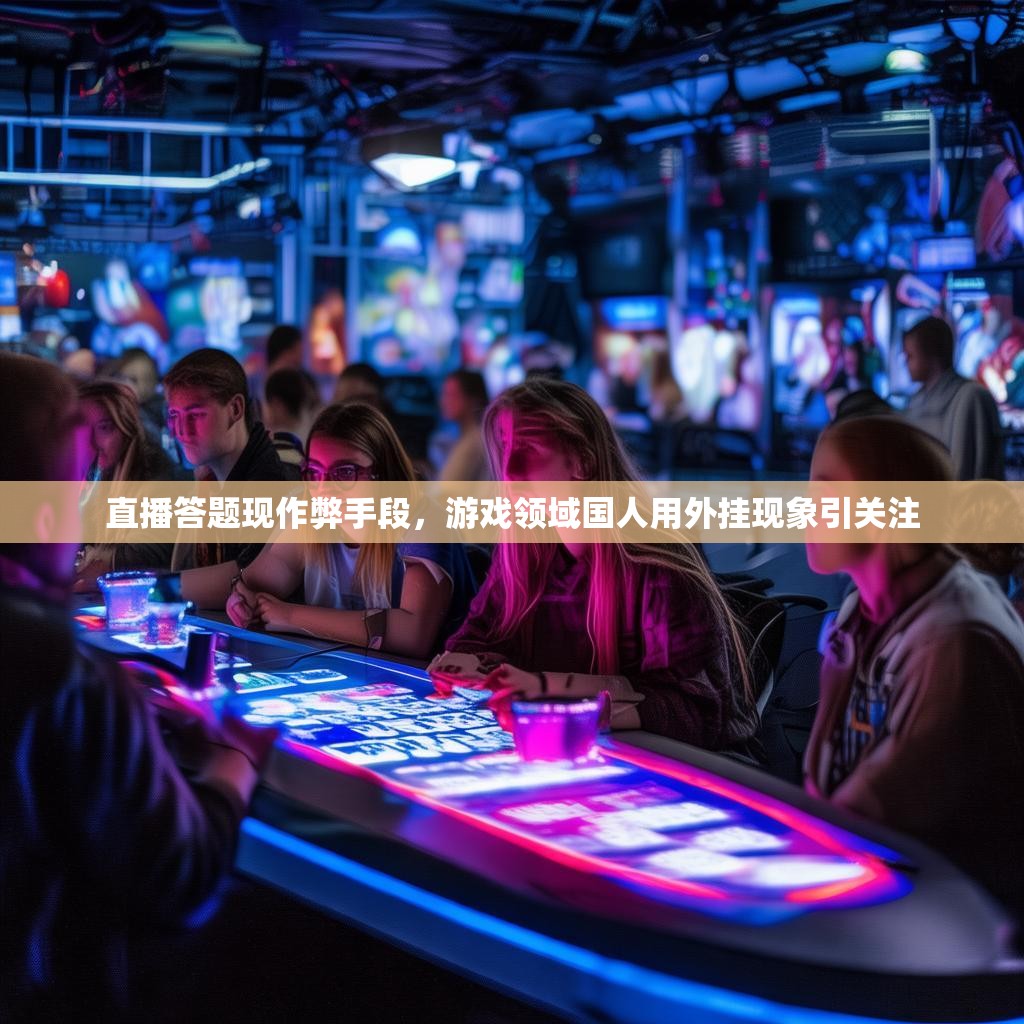 直播答题现作弊手段，游戏领域国人用外挂现象引关注