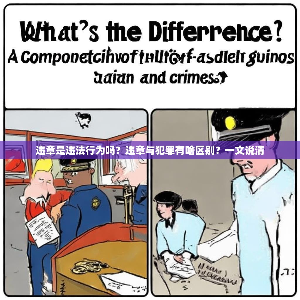 违章是违法行为吗？违章与犯罪有啥区别？一文说清