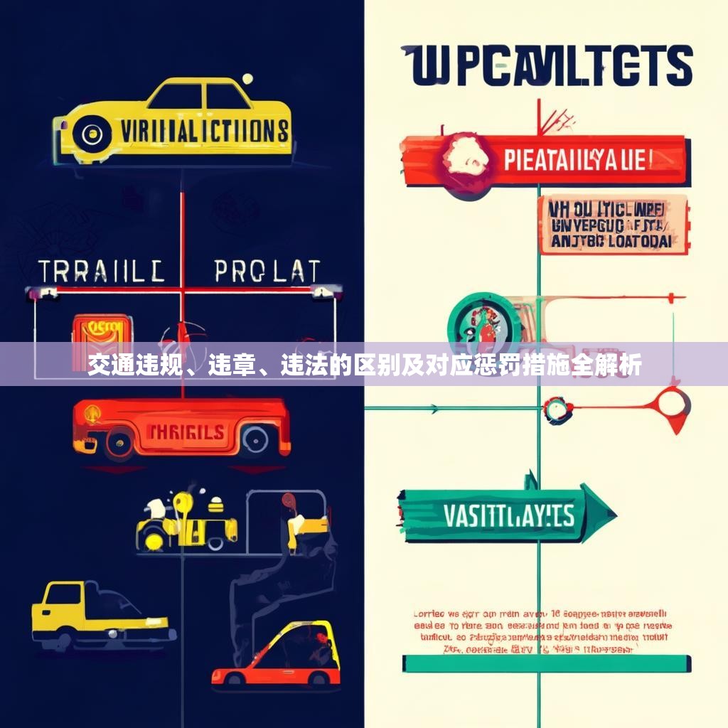 交通违规、违章、违法的区别及对应惩罚措施全解析
