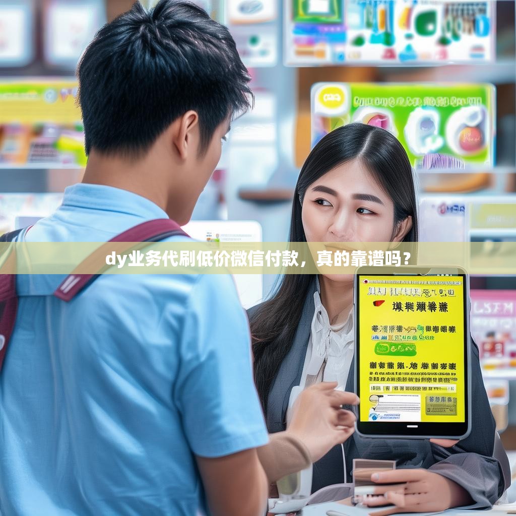 dy业务代刷低价微信付款,真的靠谱吗?