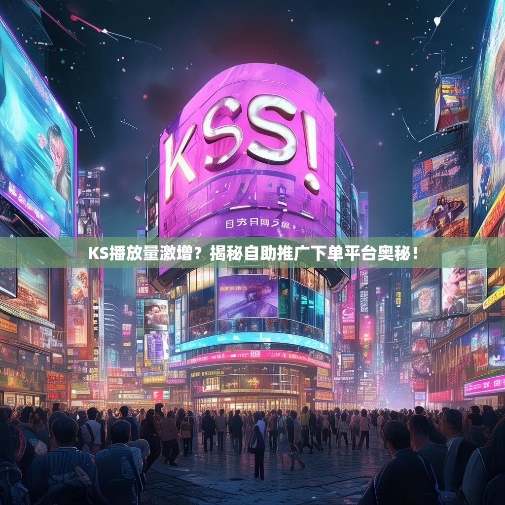 KS播放量激增？揭秘自助推广下单平台奥秘！