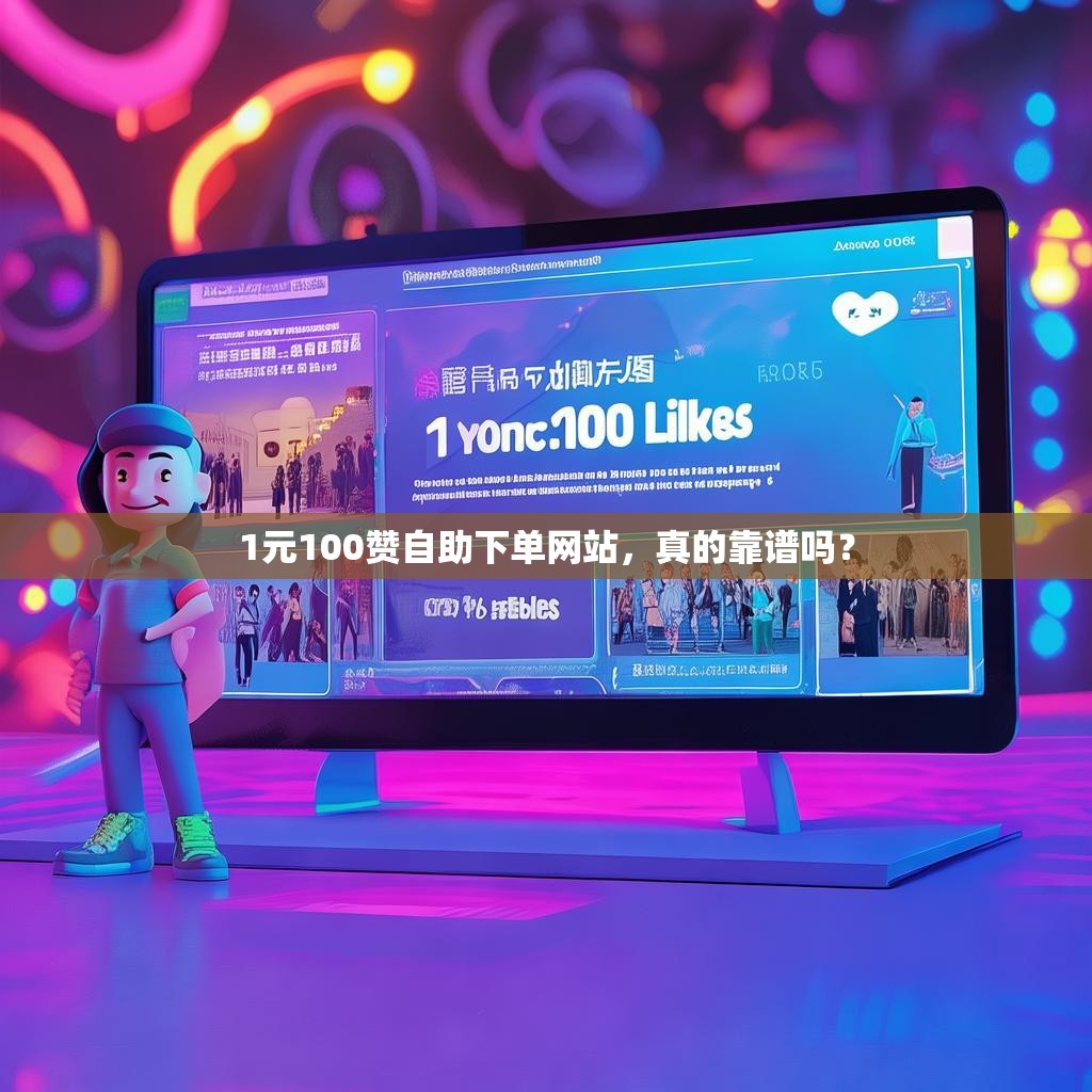 1元100赞自助下单网站，真的靠谱吗？