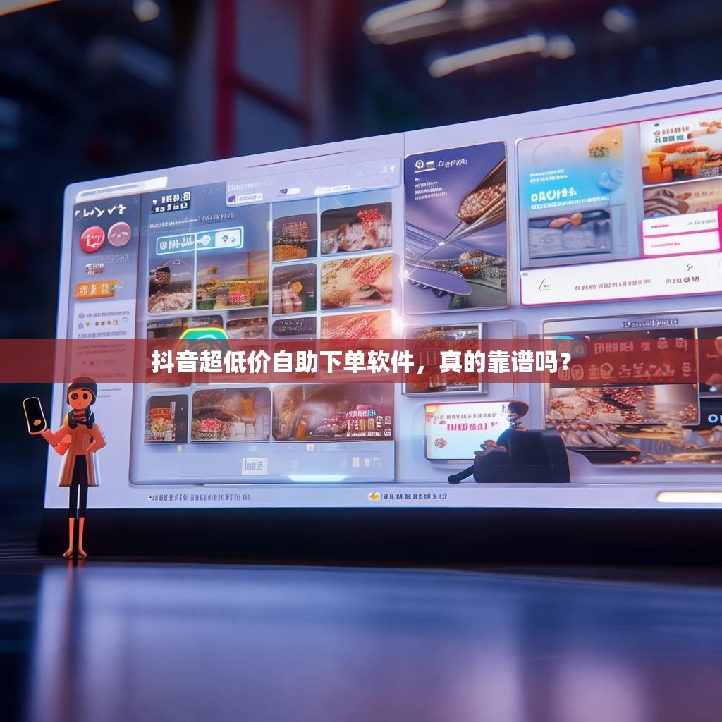 抖音超低价自助下单软件，真的靠谱吗？