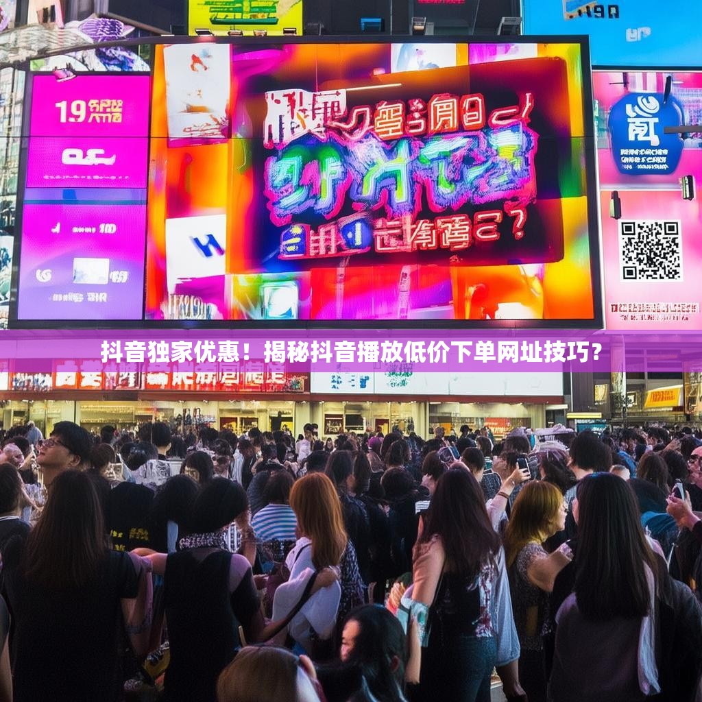 抖音独家优惠！揭秘抖音播放低价下单网址技巧？
