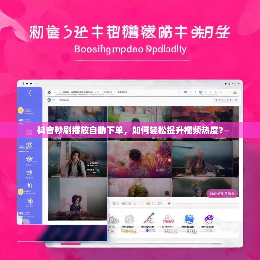 抖音秒刷播放自助下单，如何轻松提升视频热度？