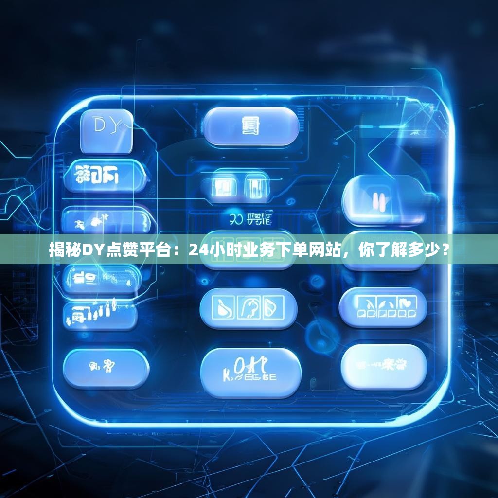 揭秘DY点赞平台：24小时业务下单网站，你了解多少？