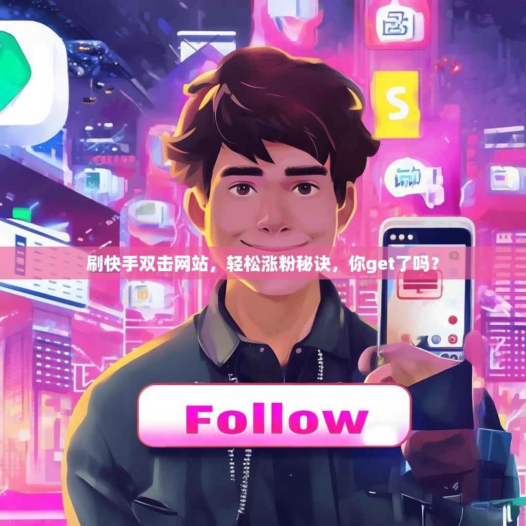 刷快手双击网站，轻松涨粉秘诀，你get了吗？