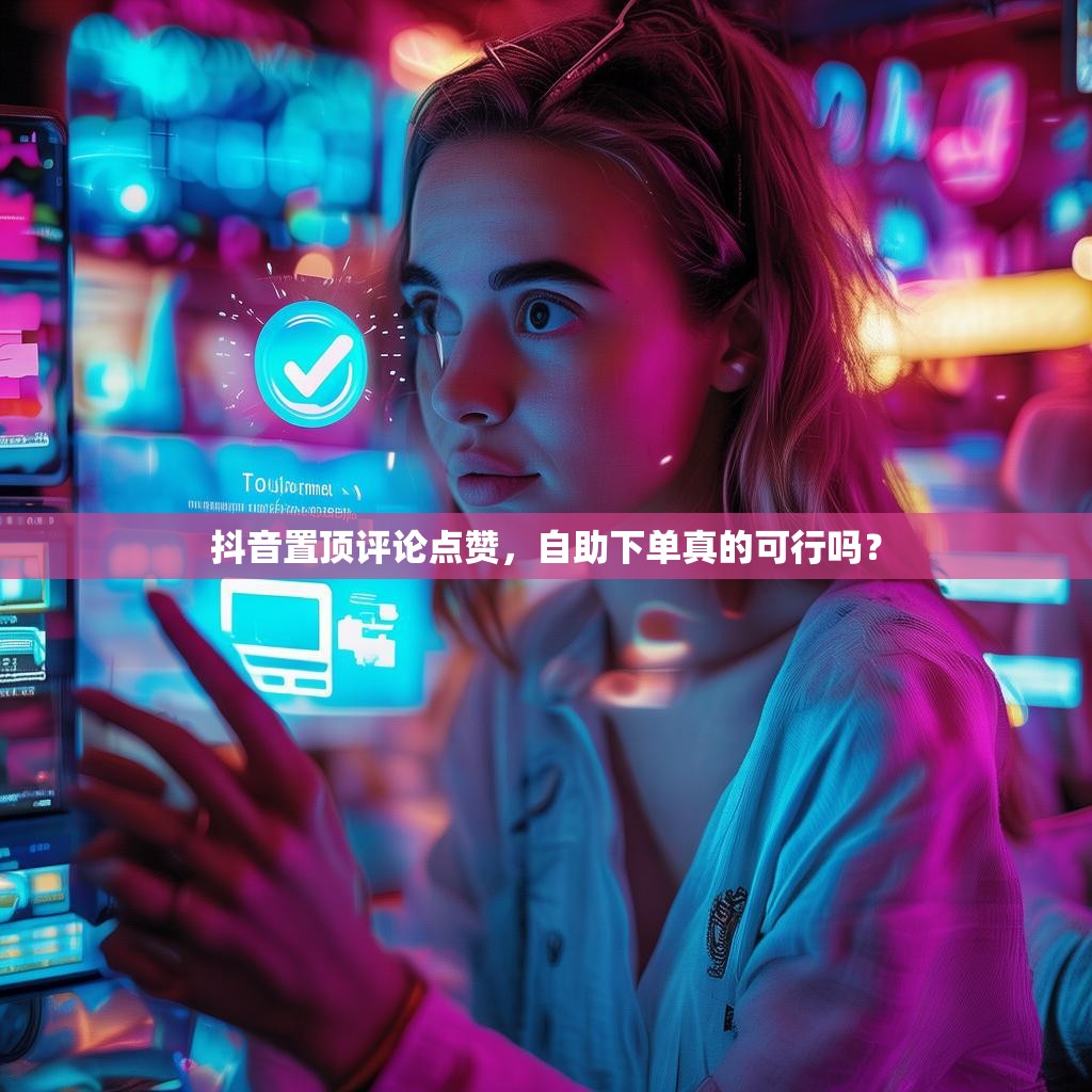 抖音置顶评论点赞，自助下单真的可行吗？