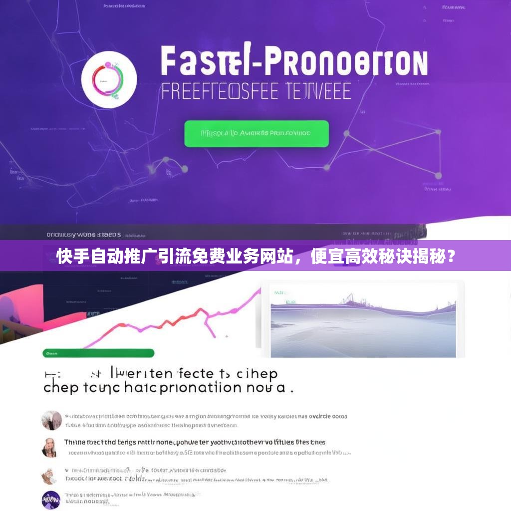 快手自动推广引流免费业务网站，便宜高效秘诀揭秘？